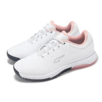 【PUMA】高爾夫球鞋 Alphacat Nitro Wmns 女鞋 白 粉紅 防水 氮氣中底 休閒鞋(378921-01)