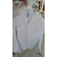 Beskap Solo Jawa Jumbo Putih