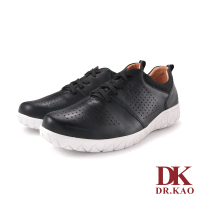 【DK 高博士】牛皮率性空氣男鞋 88-3998-90 黑色