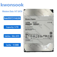 Used For WD Western Digital WUH721414ALE604 14T HC530 6Gb/s 256MB 7.2K SATA3 Enterprise Helium Hard Drive 14TB