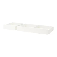 SONGESAND 床底收納盒 2件組, 白色, 200 公分