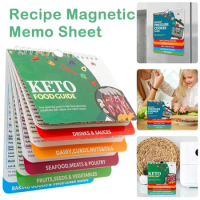 Air Fryer Magnetic Cheat Sheet Air Fryer Cookbook Keto Recipes Cooking Schedule Quick Reference Guide Sheet Kitchen Accessories