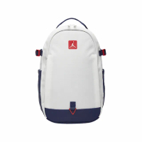 【NIKE 耐吉】後背包 Jordan CORDURA Franchise 白 藍 抗撕裂 15 吋 筆電包 運動包(JD2523028AD-001)