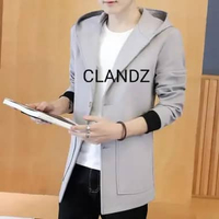 MND jasket pria keren/blazer jubah/jaket jubah slim fit/jasket terlaris/jaket panjang pria/jaket ber