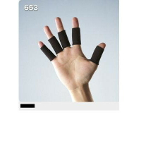 護指 LP 653 加長型指關節護套(護指套) 黑色5個/1組 (單一尺寸)【大自在運動休閒精品店】