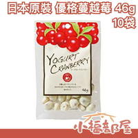 【10包入】日本 優格蔓越莓 共立食品 水果乾 優格巧克力 夾心巧克力 點心 零食【小福部屋】