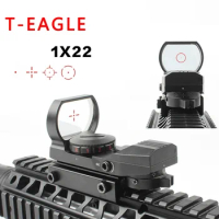 Holographic Red Dot Sight 11/20mm Rail Riflescope Hunting Optics Reflex 4 Reticle Tactical Scope Col