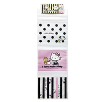 Hello Kitty 三格縱型壁掛袋，收納箱/掛袋/置物袋/雜物收納/收納袋，X射線【C573580】