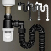 【Sewer floor drain】 Sink Deodorant Launch Pipeline Accessories Kitchen Sink Hose Sink Strainer Drain
