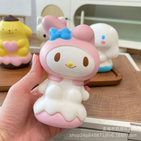 Hello Sanrio Jumbo Squishy Kawaii Anime Cinnamoroll Kuromi Funny Childrens Hand Held Toys Decompression Gift