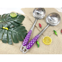 Sendok Sayur Stainless Polkadot - Centong Sayur Stainless Polkadot - Irus Stainless Polkadot