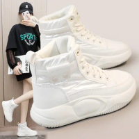 Womn's Shoes 2023 eSpring/Autumn Mid Top Breathable Elevated Thick Sole Sports Casual Sneakers Platform Zapatos para mujeres
