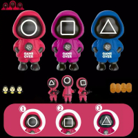 Squid Game Face Changing Doll Toy Anime Doll Model Ornament T0Y1