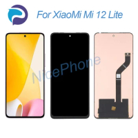 For XiaoMi 12 Lite LCD Display Touch Screen Digitizer Assembly Replacement 6.55" 2203129G Mi 12 Lite Screen Display LCD