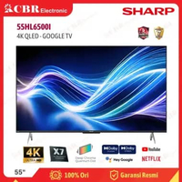 TV SHARP 55 Inch LED 55HL6500I (4K QLED – Google TV)