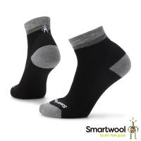 【SmartWool官方直營】日著條紋低筒襪 黑色(美麗諾羊毛襪 日著襪 保暖襪 除臭襪)