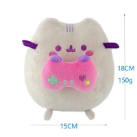 New Fat Cat Arcade Game Series Plush Toy, Drink Can Game Controller Toy, Claw Machine Doll