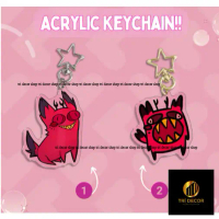 Hazbin Hotel Keychains tri decor shop    siêu cute