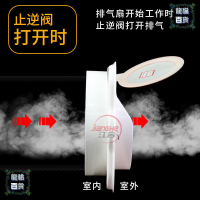廚房抽油煙機止回閥公共煙道止逆閥防串味專用閥回煙閥防味器塑料