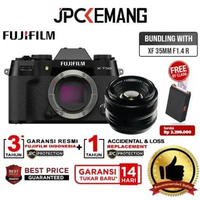 JPC KEMANG Fujifilm XT50 Body Only Fuji X-T50 XT 50 Mirrorless Camera GARANSI RESMI BL+XF35mmF1.4