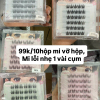 Mi giả 99k/10hộp mi vỡ hộp,mi lỗi 1-2 cụm còn sd rất ngon, đẹp