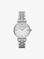 Emporio Armani นาฬิกาข้อมือผู้หญิง Classic Mother Of Pearl Dial Silver รุ่น Ar1682 เงิน One