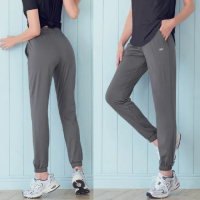 【STL】yoga 現貨 韓國瑜伽 Air 200 Jogger 涼感 女 運動 長褲 束口褲 彈性 快乾(GentelGrey雲淺灰)