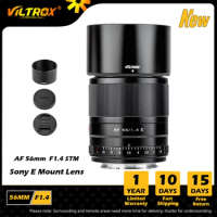 Viltrox 56mm F1.4 Auto Focus Prime Lens Large Aperture APS-C Portrait Lens for Sony E-mount Lens A7R IV A7III A6600 Camera Lens