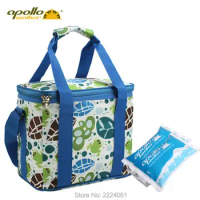 Apollo walker cooler bag 12L Large volume aluminum foil thermal bag Oxfod 600D picnic lunch Thermal Bag Insulation ice bags