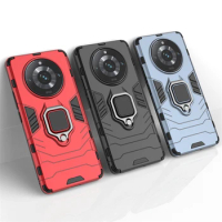 For Realme 11 Pro Plus Case For Realme 11 Pro Plus Cover Armor Shell Finger Ring Kickstand Phone Case for Realme 11 Pro Plus