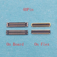 5Pcs 40pin LCD Display FPC Connector On Board For Huawei P30/P30 PRO/Mate 20x/P Smart 2018/Y9 2018 Honor 30 Screen Flex Port