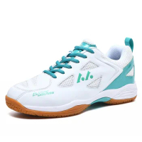 LEFUS Professional Badminton Shoes Men Women Breathable Shock Absorbing Badminton Training Shoes Tennis Shoes Volleyball Boots