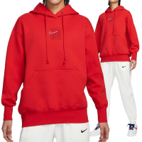 Nike AS W Nsw Flc Os Po Hd Gce 女 紅 帽T 龍年款 新年 長袖上衣 FZ6559-657