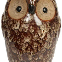 Ceramic Owl Vase for House warming, Home office, Wonderful accent piece for coffee tables or side tables
