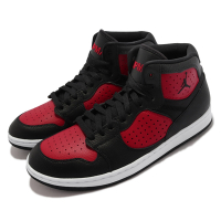 Nike 休閒鞋 Jordan Access 運動 男鞋 海外限定 喬丹 皮革 舒適 球鞋 穿搭 黑 紅 AR3762-006