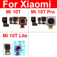Front &amp; Rear Camera Module For Xiaomi Mi 10T / Mi 10T Pro / Mi 10T Lite 5G Small Facing Back Main Camera Flex Cable Spare Parts