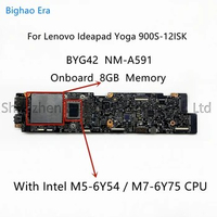 BYG42-NM-A591 For Lenovo Yoga 900S-12ISK Laptop Motherboard With M5-6Y54 M7-6Y75 CPU 8GB Memory Fru:5B20K93803 5B20K93811