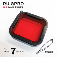 RUIGPRO睿谷 GoPro Hero 7 副廠防水殼專用濾鏡-紅