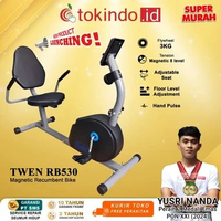 TWEN RB530 Alat Fitness Sepeda Statis Magnetic Recumbent Bike