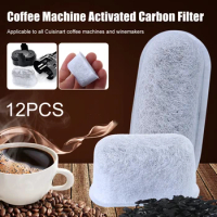 12pcs Water Filters For Cuisinart Coffee Maker Activated Charcoal Filter Impurity Removal Water Filters For Coffee Brewers