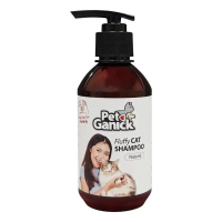 Pet Ganick Fluffy Cat Shampoo 200ml Cat Grooming Shampoo