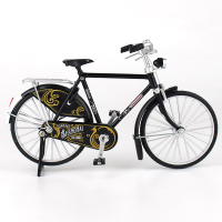 LZD  แนววินเทจ 28 โมเดลจักรยานโลหะผสมแปดบาร์ขนาดใหญ่ของขวัญจักรยานของเล่นเครื่องประดับ