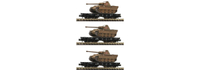 Mini 預購中 Fleischmann 845606 N規 DRG II SSY 豹式坦克與板車.3輛組
