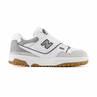 New Balance 童鞋 中童 白灰色 復古 膠底 黏帶 休閒鞋 PHB550SF