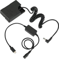 PD USB-C Converter to EN EL14 Dummy Battery EP-5A DC Coupler For Nikon D3100 D3200 D3300 D3400 D3500 D5100 D5200 D5300 D5500