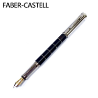 Faber-Castell 鍍白金環黑檀木 鋼筆 145500