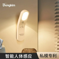 USB智能充電人體感應夜燈 光控燈創意床頭燈