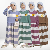 Gamis Anak Sunny GOGOFASHION 818 Bahan Tokyo Knit
