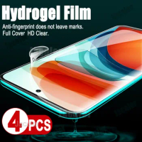 4PCS Soft Gel Hydrogel Film For Xiaomi Poco X3 GT NFC Pro Phone Screen Protectors Pocco Poca X 3 3GT 3Pro 3NFC X3GT X3NFC X3Pro