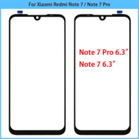 New For Xiaomi Redmi Note7 Note 7 Pro Touch Screen LCD Front Outer Glass Panel Lens For Redmi Note 7 Touchscreen Glass Replace